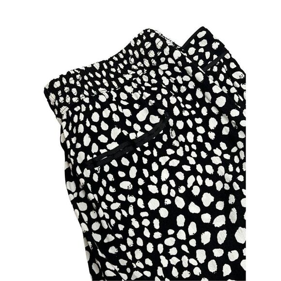 Zara Trafaluc black and white print pull on pants size M - Picture 14 of 15